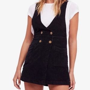 Free People Black Corduroy Jumper